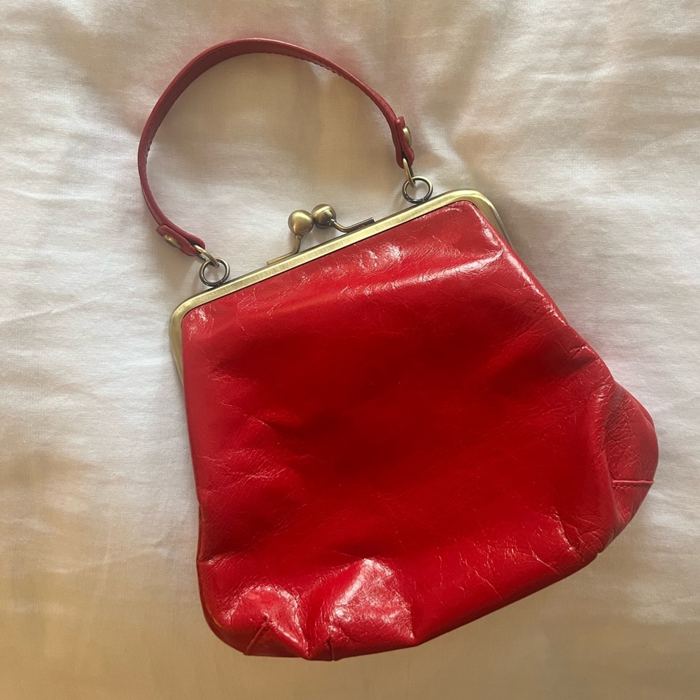 HOBO Red Vintage Wristlet